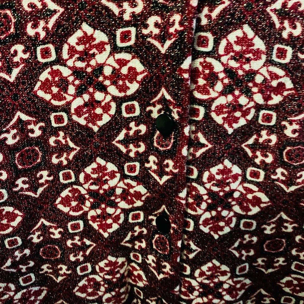 Talbots Patterned Cardigan - Picture 3 of 3